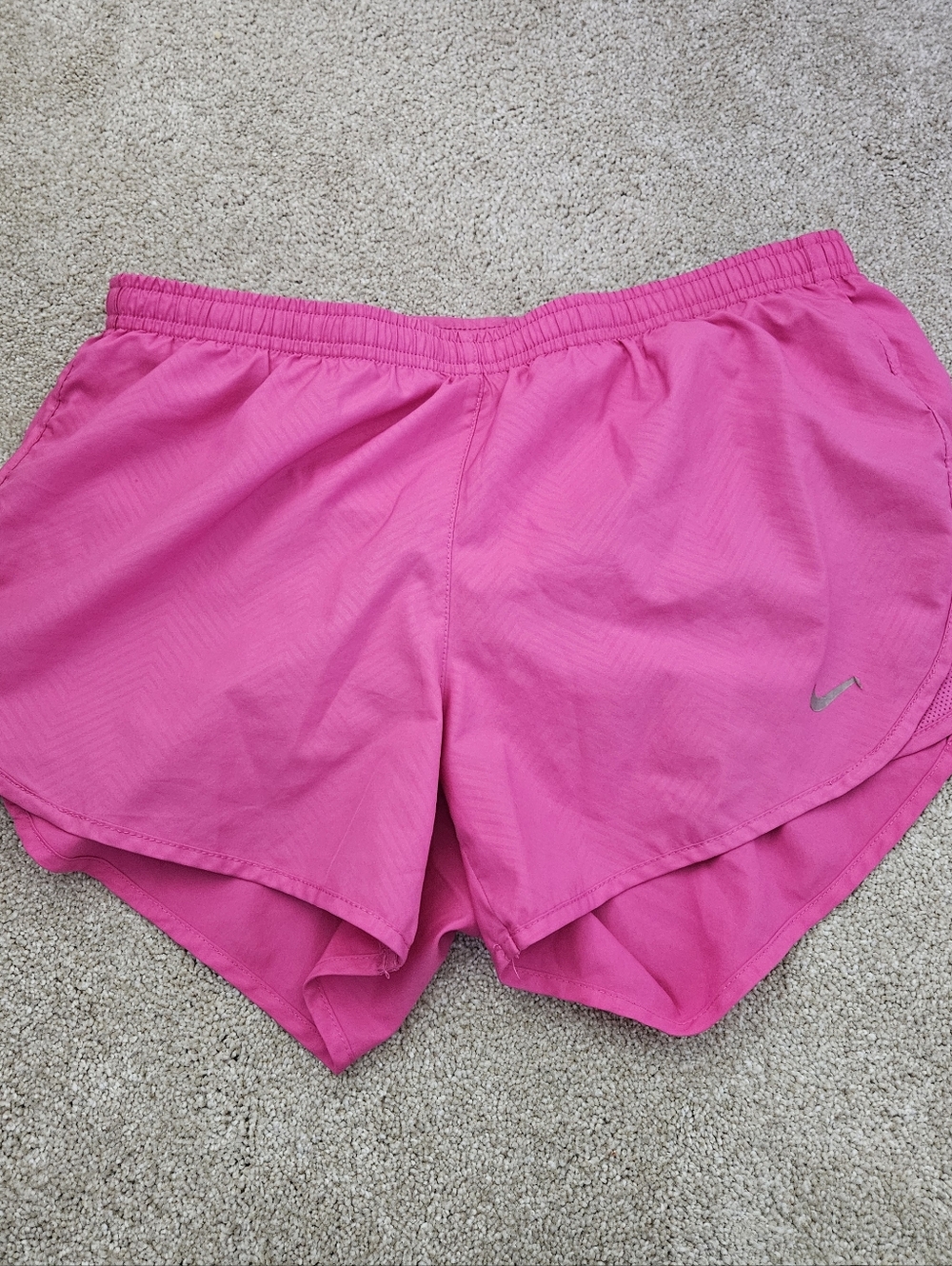 Nike Dri-Fit Pink Running Shorts, Small
